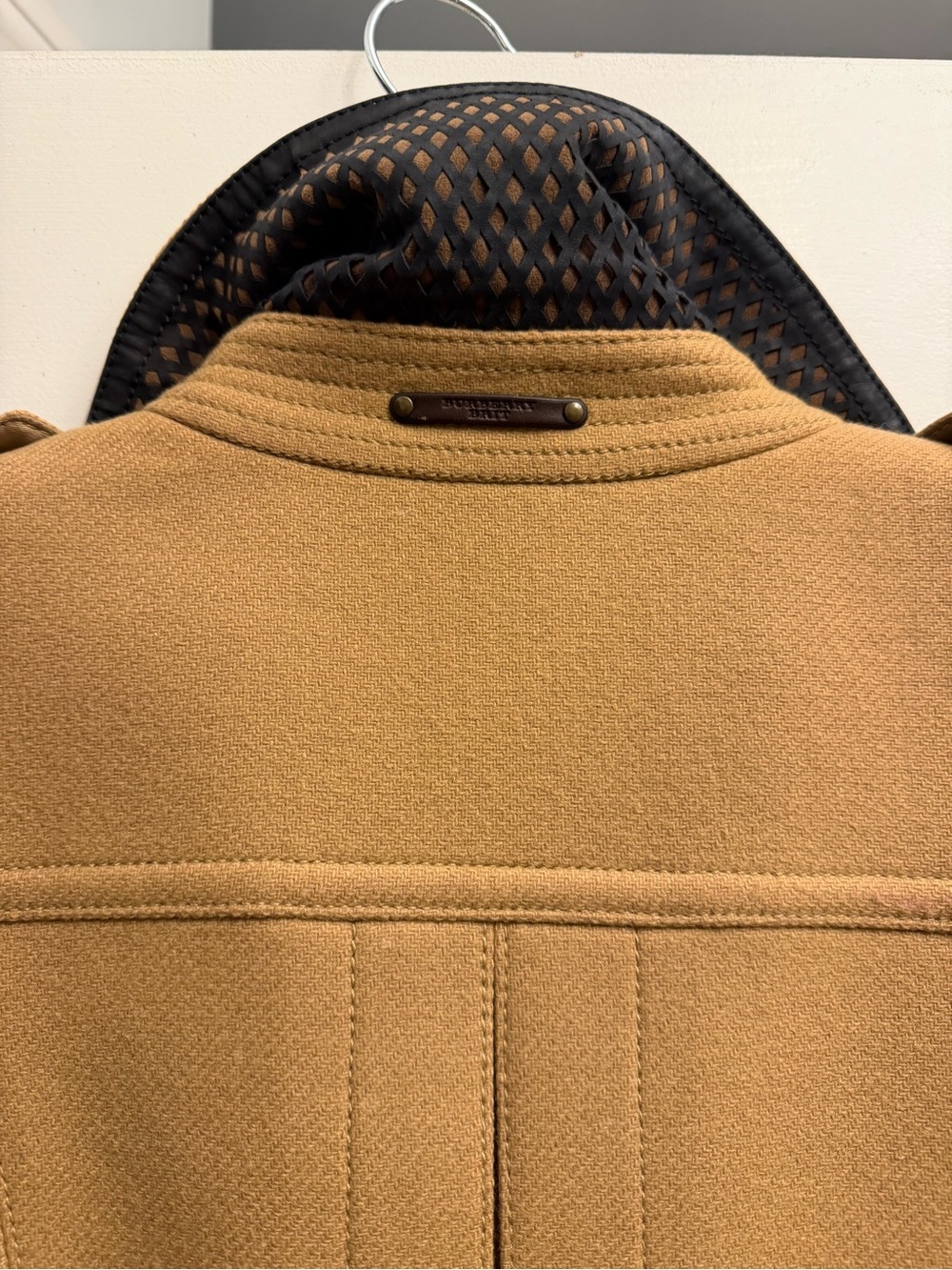 Burberry Brit Women’s Classic Camel Wool Cashmere Blend Peacoat Size 10 - Picture 6 of 17